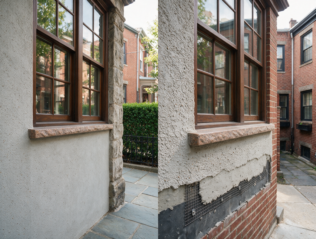 How to Recognize Delamination in Hard-Coat Stucco in Philadelphia